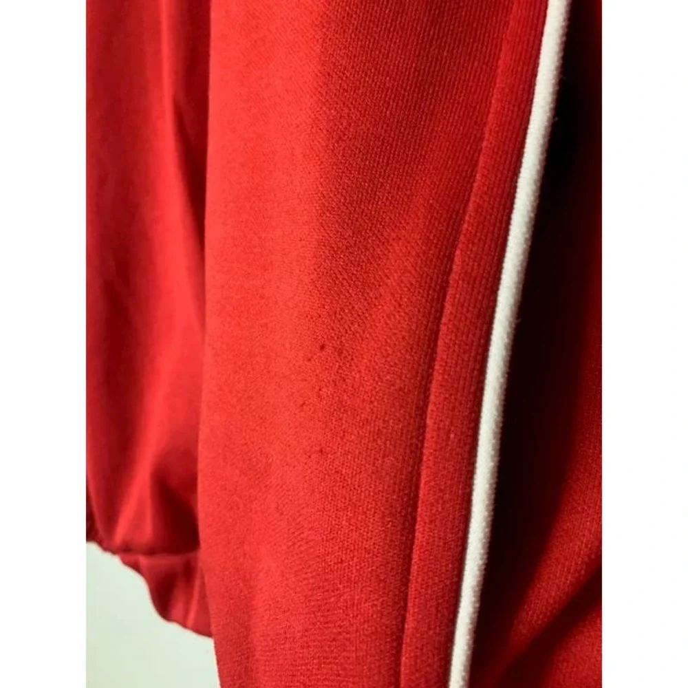 REEBOK Red Track Suit Zip Up Jacket - Picture 4 of 9